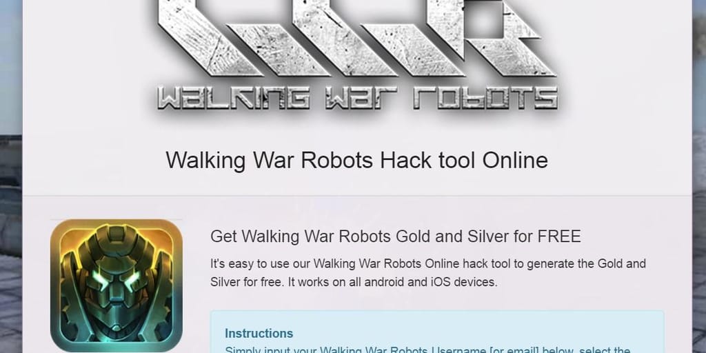 walking war robots cheats android