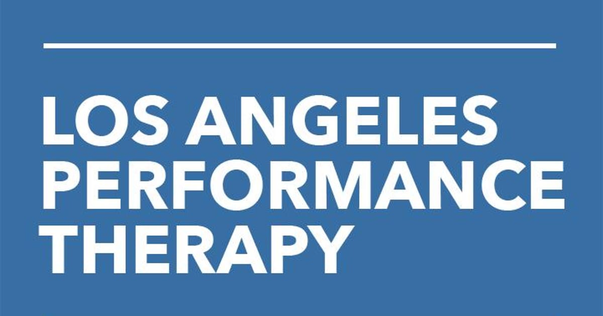 Los Angeles Performance Therapy Los Angeles, California about.me