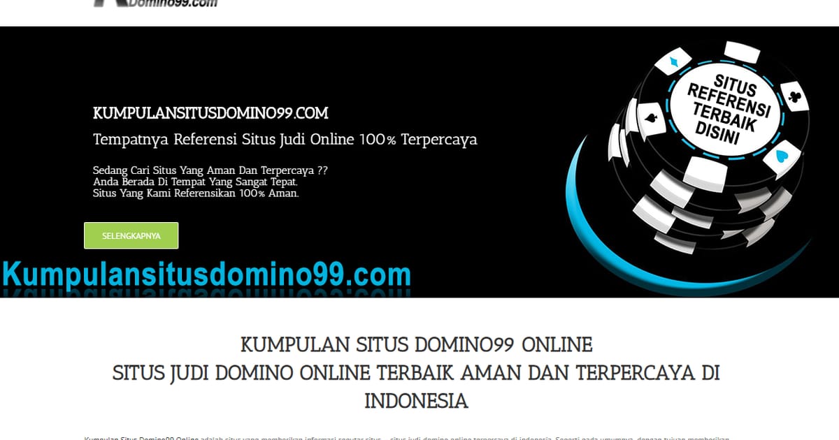 kumpulan situs domino online - Indonesia | about.me