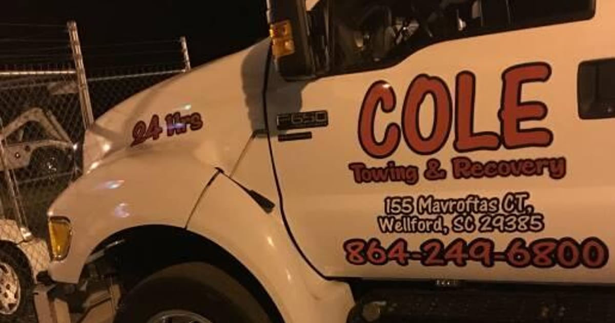 Cole Towing and Recovery Wellford, South Carolina about.me
