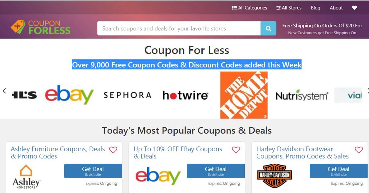 Couponforless com - United States | about.me