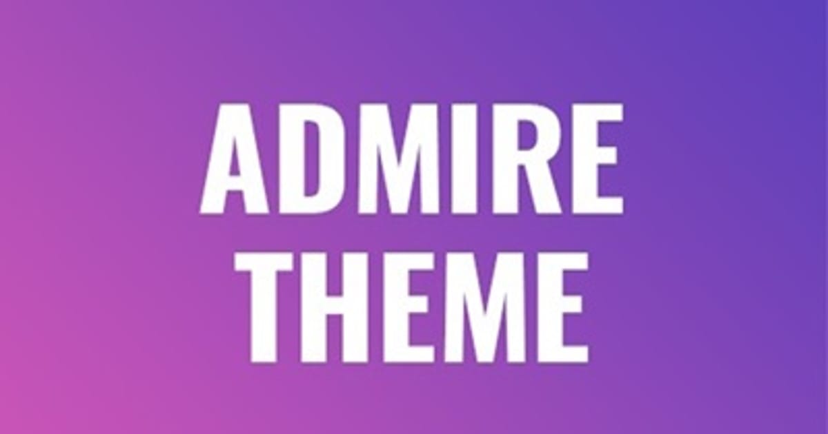 Admire Theme United States, Admire Theme about.me