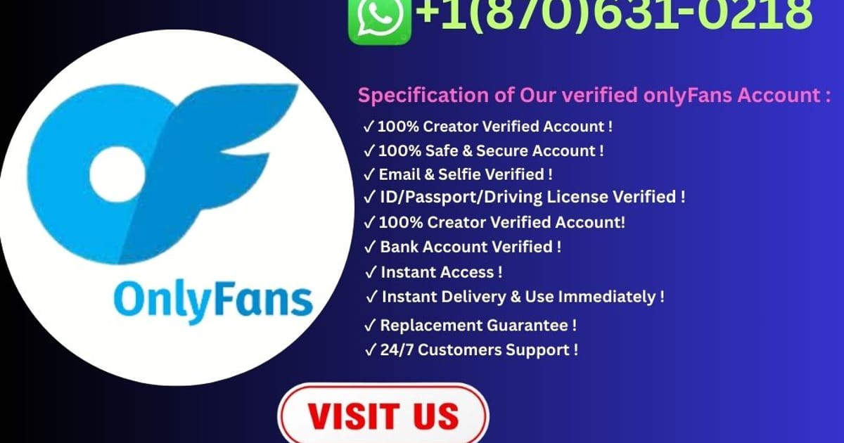 How to Buy a Verified OnlyFans Creator Account in 2025 - United States