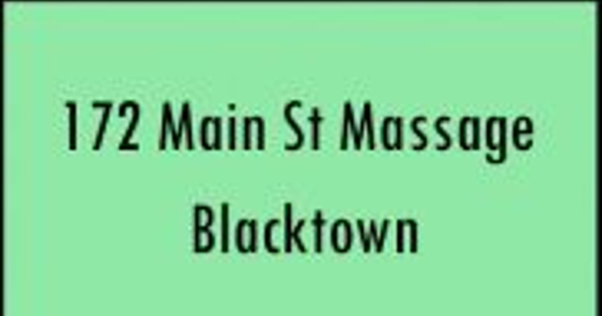 172 Main St Massage Blacktown Blacktown, NSW about.me