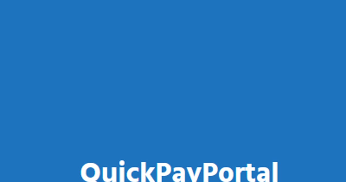 quickpayportal com quickpay code