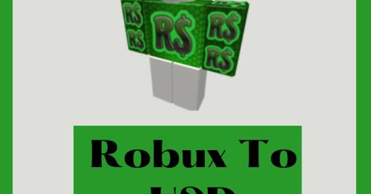 Robux to USD