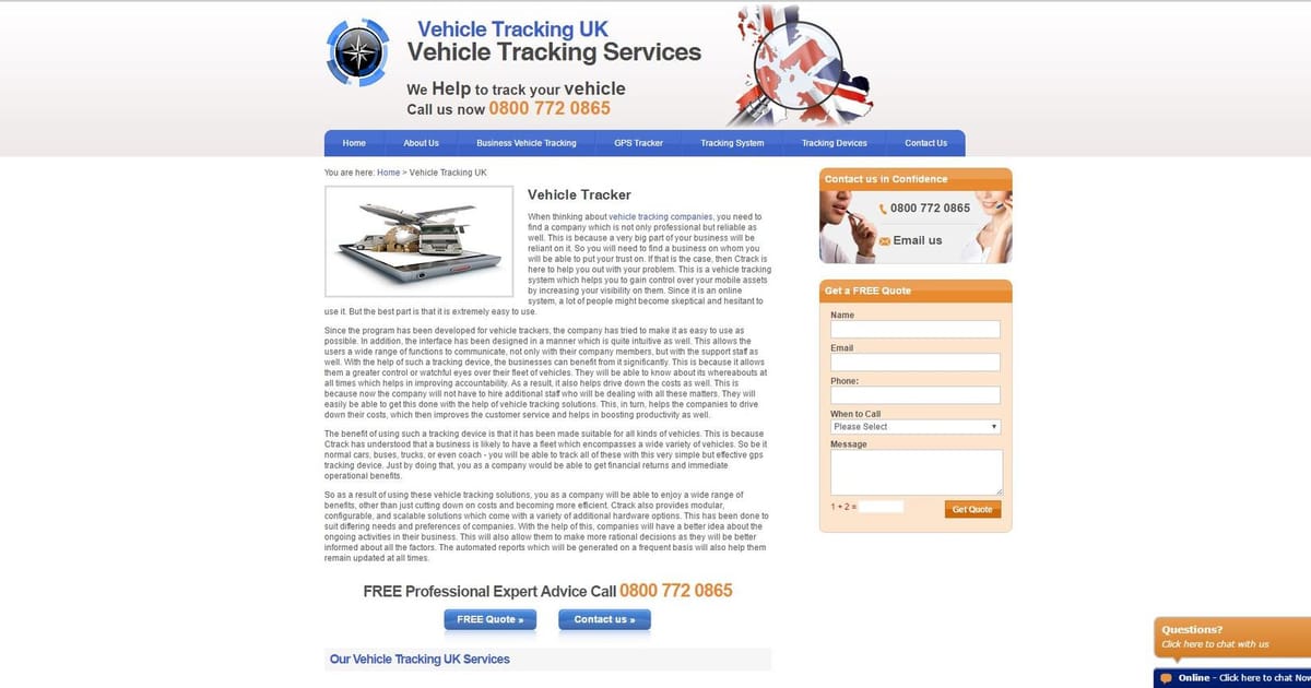 Vehicle Tracking UK London, United Kingdom about.me