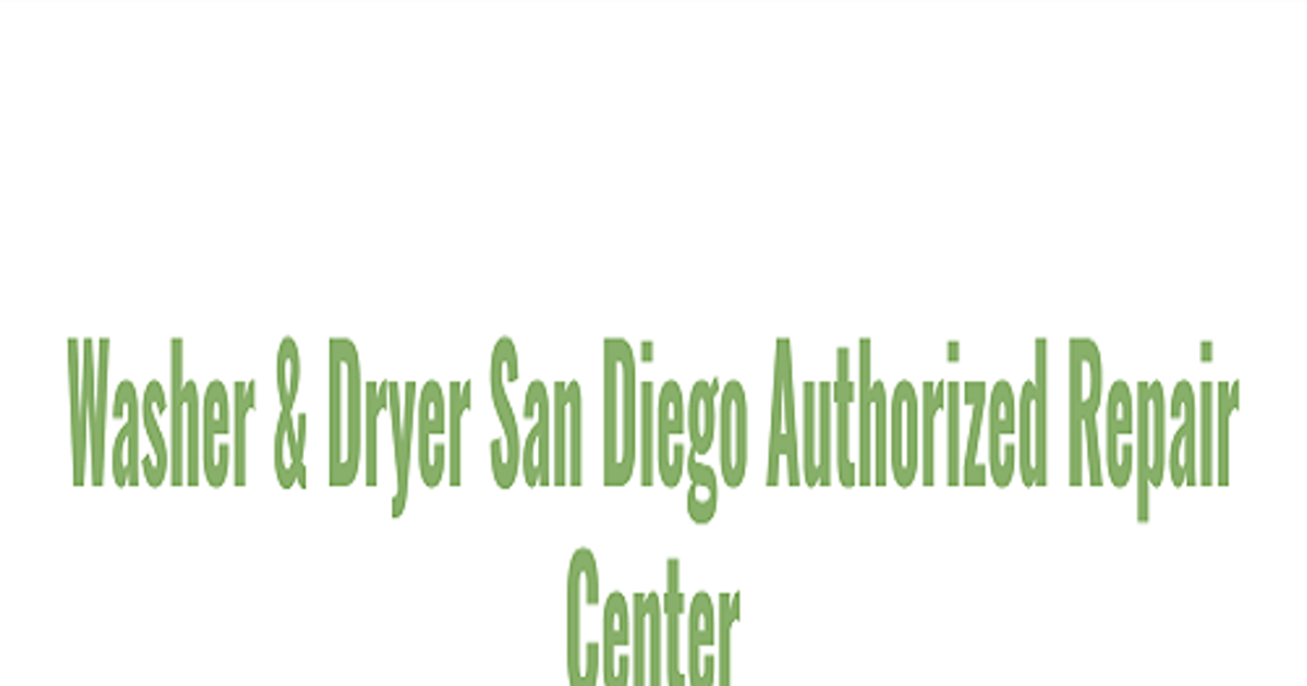 Washer & Dryer San Diego Authorized Repair Center 8305 VICKERS ST